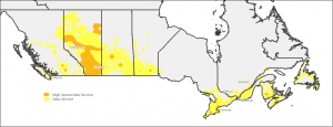 Wireless Data Coverage to the north