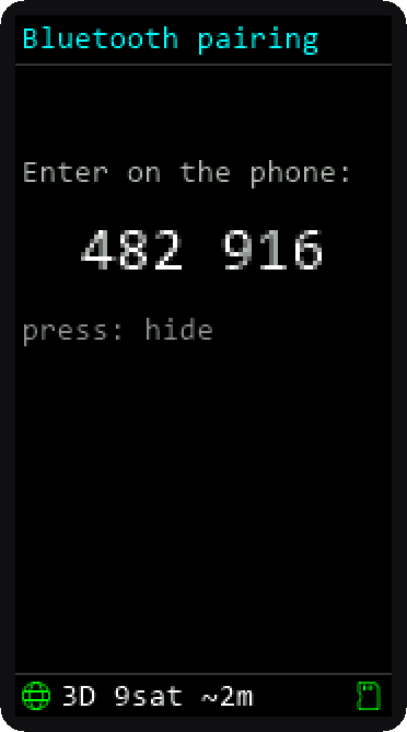Bluetooth pairing passkey