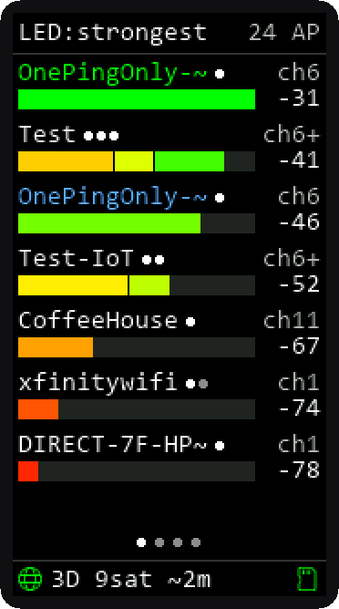 Wi-Fi list
